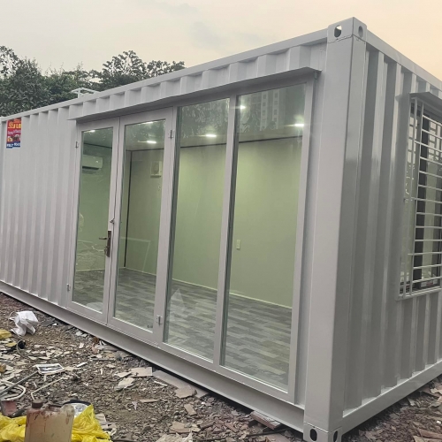 Container 20feet văn phòng cửa kính cường lực 