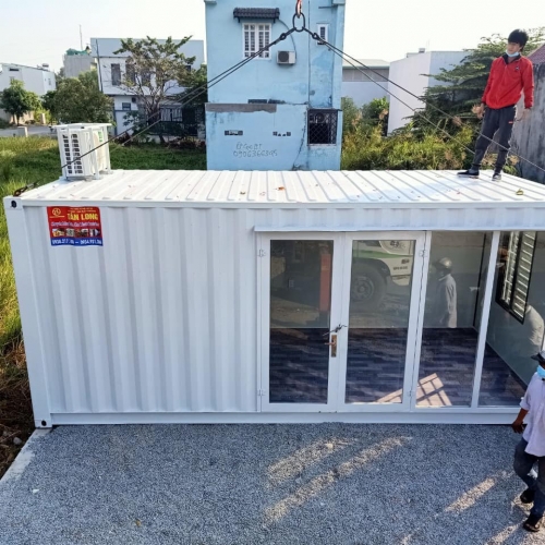 Container 20feet văn phòng cửa kính cường lực 